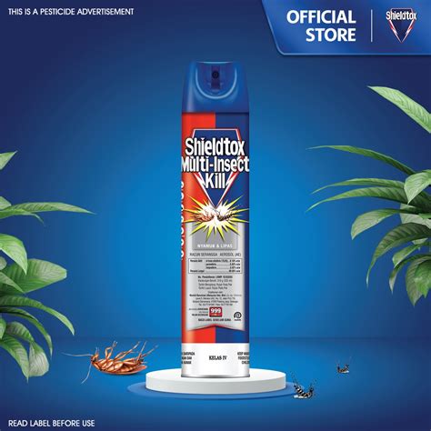 Shieldtox Mosquito Spray Aerosol 525ml Or Twin Pack 600ml Shieldtox