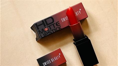 Swiss Beauty Hd Matte Lipstick Chocolava 11 Short Review Youtube