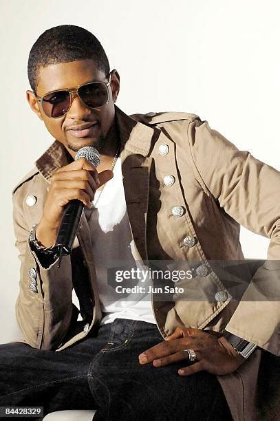 Usher Promotes Album Here I Stand In Tokyo Photos and Premium High Res ...