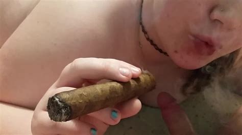 Cigar Smoking Blowjob From Wife