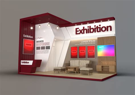 $ 29 Booth Design Mockup :: Behance in 2025 | Exhibition stall design