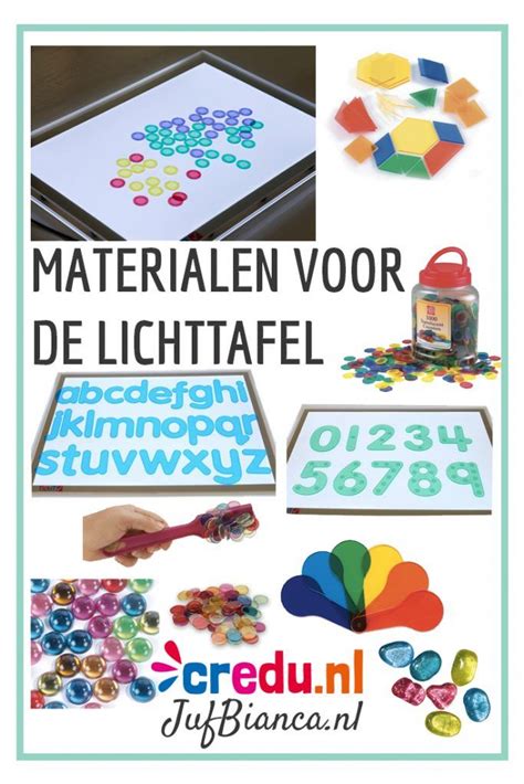 Hoeken De Lichttafel Jufbianca Nl Lichttafel Lichtbak Plastic Doppen