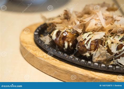 Takoyaki, Delicious Fried Squid Ball Stock Image - Image of ballshaped