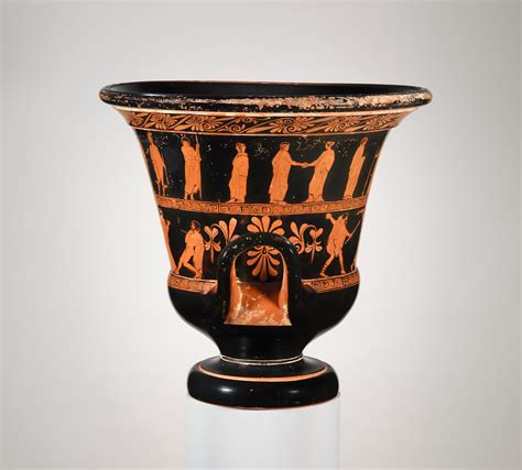 Attributed To The Nekyia Painter Terracotta Calyx Krater Bowl For