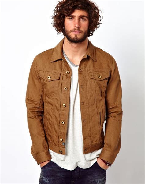 Brown Denim Jacket Jackets