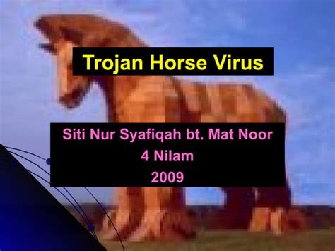 Trojan Horse Virus | PPT