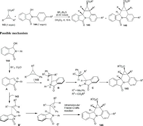 Scheme 30 Synthesis Of Cyclopropa[c]isoindolo[2 1 A]quinolones 145 And Download Scientific