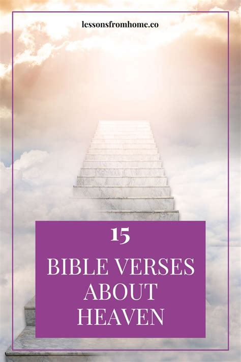 Encouraging Bible Verses About Heaven Bible Study Tips Scripture