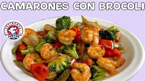 Camarones Con Brocoli Rica Comida China Youtube