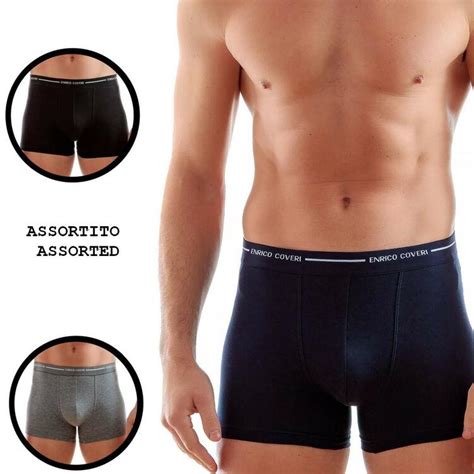 Boxer Uomo In Cotone Bielastico Coveri Eb Coveri Quattro Stagioni