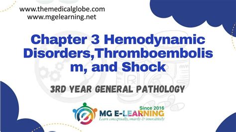 Hemodynamic Disorders Thromboembolism And Shock Chapter General