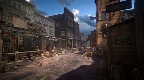 Artstation Wild West Challenge Submission Maarten Hof Wild West