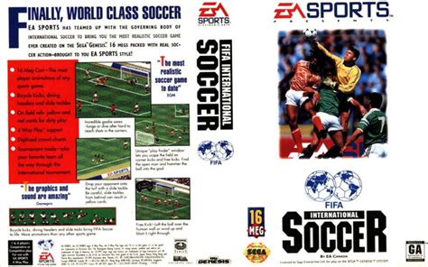 FIFA International Soccer Sega Genesis VideoGameX