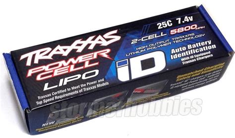 Traxxas 5800mah Power Cell 74v 2s Lipo Battery Pack 25c With Id Connector