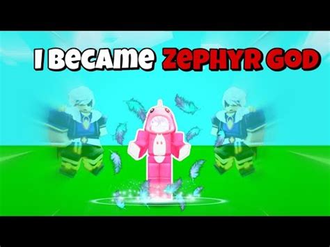 I Became Zephyr God In Roblox Bedwars Zephyr Kit Pro Mobile Gameplay