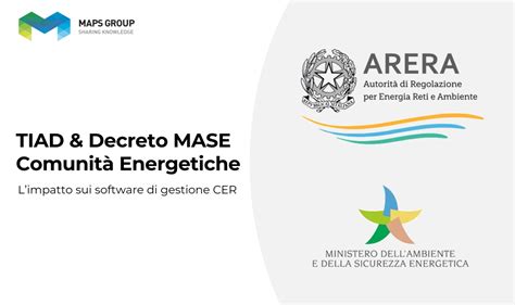 TIAD e decreto MASE Comunità Energetiche Impatto sulle piattaforme di