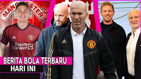 Kejutan Zidane Gantikan Ten Hag Latih Mudfb Resmikan Nagelsmanjose