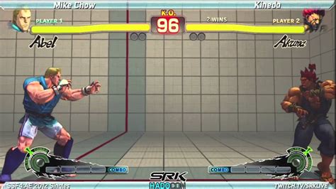 HADOCON III SSF4 AE 2012 Mike Chow Vs Kineda YouTube