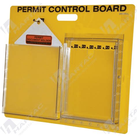 Permit Holders And Control Boards 650550 Yellow Polycarb Permit