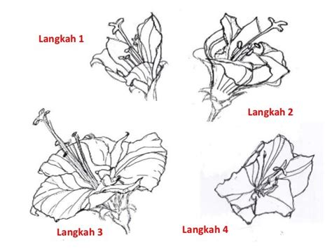 Lakaran Olahan Idea Bunga Raya