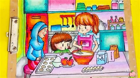 sketsa gambar orang memasak - Eric Tucker