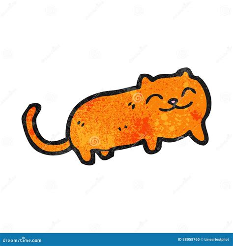 Cartoon ginger cat stock vector. Illustration of cartoon - 38058760