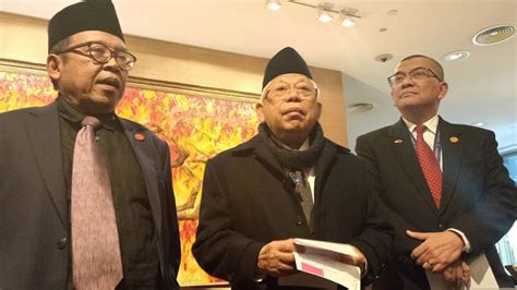 Tiba Di Malaysia Wapres Ma Ruf Amin Dijadwalkan Bertemu Anwar Ibrahim