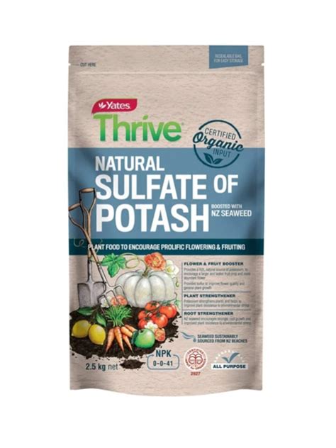 Oderings Garden Centres Fertilisers Yates Thrive Naturals Range Potash