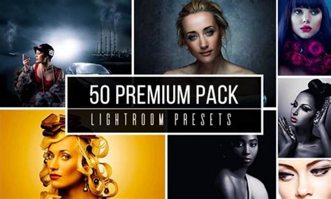 50个高级人像修饰调色免费lightroom预设包 50 Premium Lightroom Presets 五分钱特效