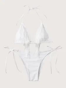 Swimwear Manufacture Wholesale Mature Women Bikini Recycled Polyester