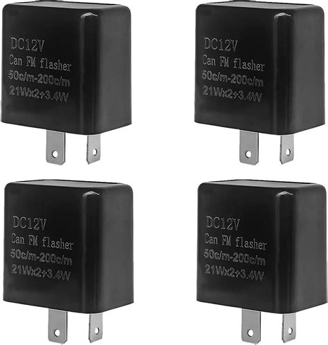 Amazon AICEL 2 Pin LED Electronic Flasher Relay 4 Pack 12V Speed