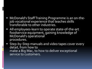 McDonalds Fred Training Videos