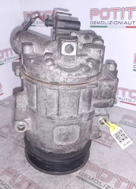 6Q0820808FX COMPRESSORE A C Per SEAT IBIZA 6J 1 6 TDI CR Ber 2008