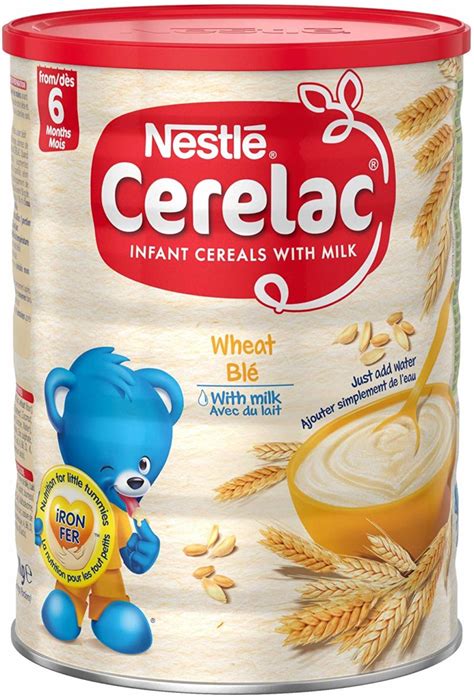 Nestlé CERELAC Wheat with Milk Infant Cereal 1kg, 6 months+ - UK CORNER ...