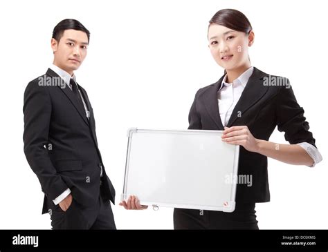 Business People And Whiteboard Stock Photo Alamy