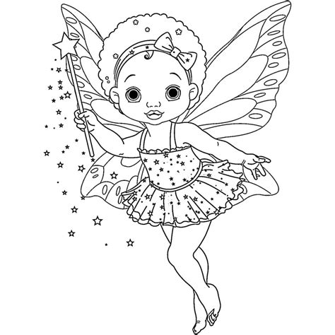 Desenhos Para Colorir Fadas - 5