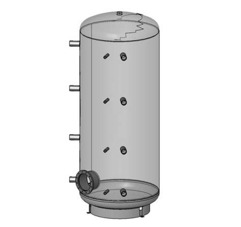 Pufferspeicher Psf Mit Flansch Ohne Isolierung Direktbad At