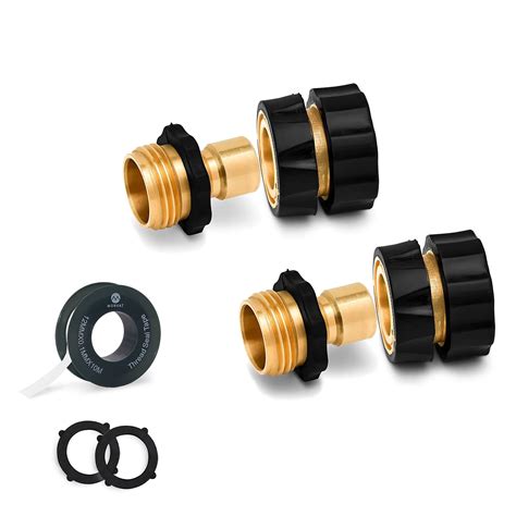 Morvat Brass Quick Hose Connector Easily Add Attachments To Garden