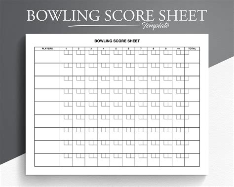 Bowling Scoreboard Clipart