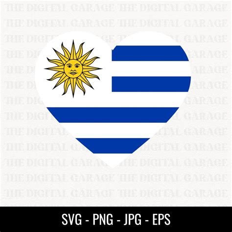 Uruguay Flag SVG PNG, Love Uruguay, Uruguay Svg, Uruguay Clipart, Uruguay Png, Uruguay Heart - Etsy