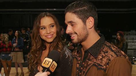 Alan Bersten Shares What He Loves Most About Alexis Ren After Their First Televised Kiss