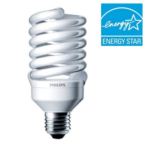 Philips 100W Equivalent Daylight (5000K) T2 CFL Light Bulb-414094 - The Home Depot