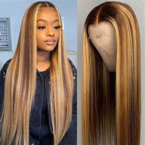 Highlight Wig Honey Blonde Wig