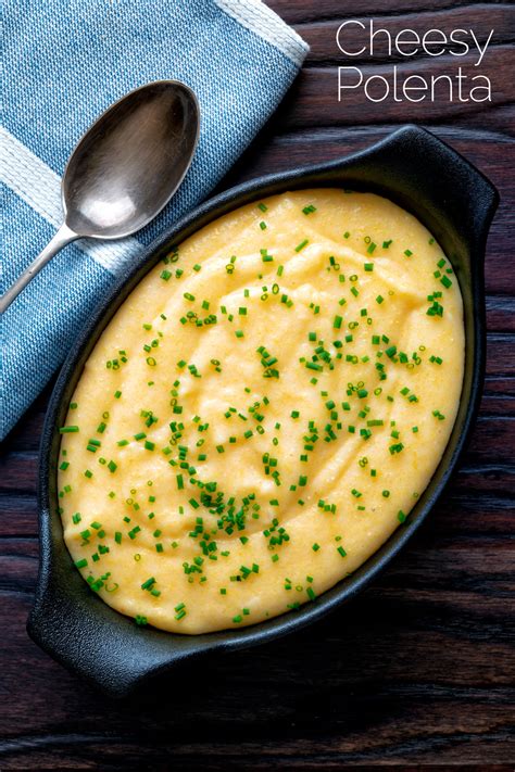 Cheesy Polenta With Cheddar Krumpli