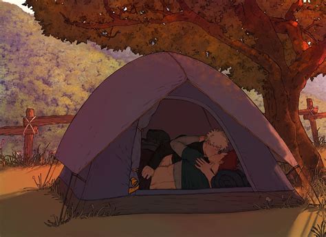 Rule 34 2boys Camping Eijirou Kirishima Gay Holding Katsuki Bakugou Kissing Love Male Only My