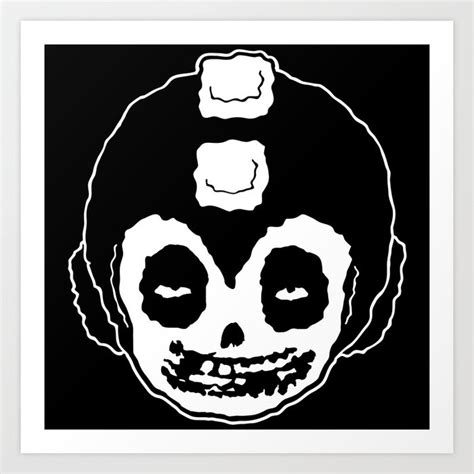 Misfits Skull Stencil