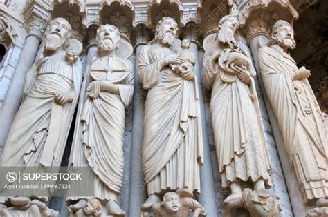 Chartres Cathedral Northern Gate Sculptures Isaiah Jeremy Simon