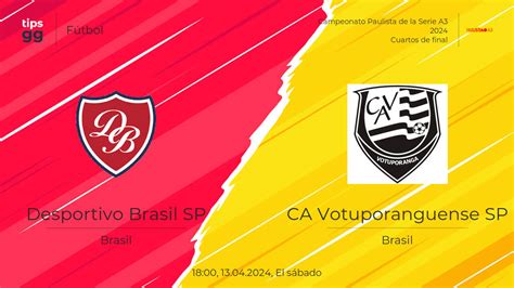 Desportivo Brasil SP vs CA Votuporanguense SP Pronóstico el 14 04 2024