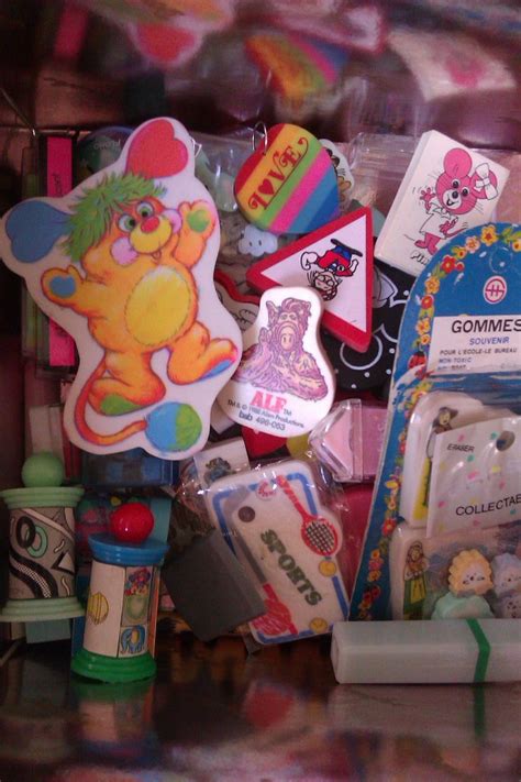 Found My 80s Erasers Collection Eraser Collection 80s Kids Kids