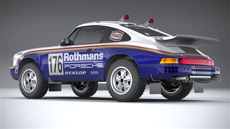 Porsche 911 953 Dakar 1984 3d Model By Squir